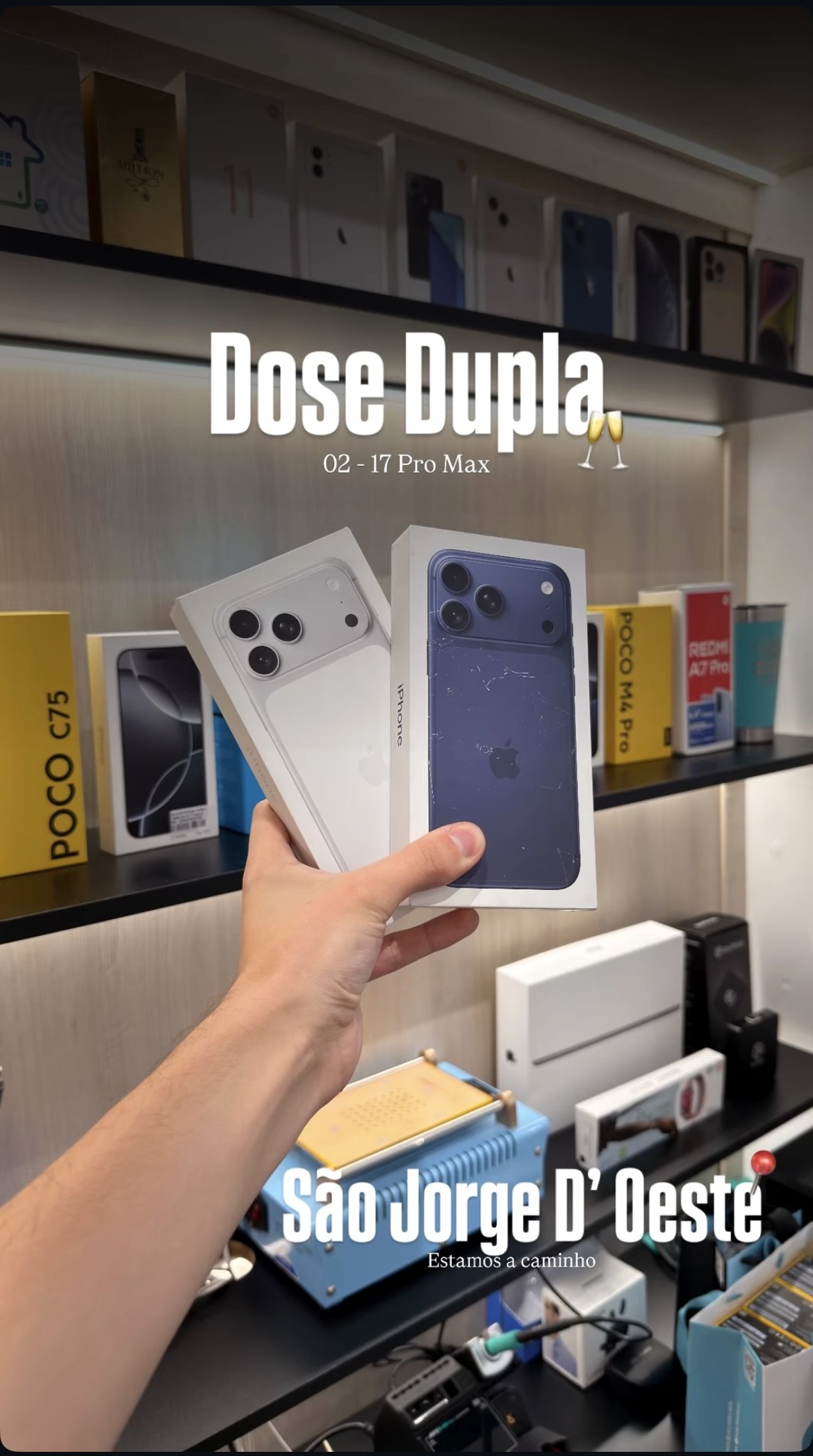 iPhones na Dubão Eletrônicos